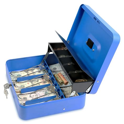 wholesale portable metal money cash box|metal money box with key.